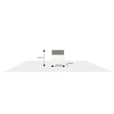 Meuble sur-mesure selon votre configuration : 6chevet-tiroir - Meuble bas/Buffet/Commode-Dimensions L=40 cm H=50 cm P=40 cm