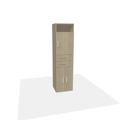 Meuble sur-mesure selon votre configuration : meuble_chambre - Bibliothèque/Etagère-Dimensions L=50 cm H=190 cm P=42 cm