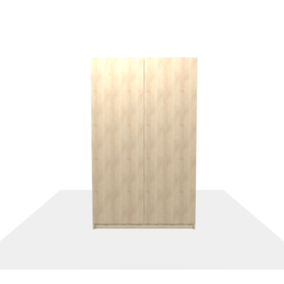 Meuble sur-mesure selon votre configuration : leucate-1 - Dressing portes battantes-Dimensions L=100 cm H=165 cm P=45 cm