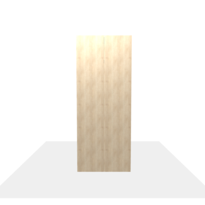 Meuble sur-mesure selon votre configuration : Projet-1 - Dressing portes battantes-Dimensions L=75.8 cm H=190 cm P=50 cm