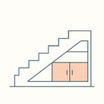 Meuble sous escalier 3D