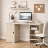 BU8-2 (1) Bureau sur mesure bois blanchi