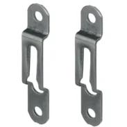 Fixations murales fixes et invisibles + usinages inclus pour meuble suspendu (la paire)