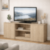 MTV1-2 (1) Meuble tv sur mesure bois clair