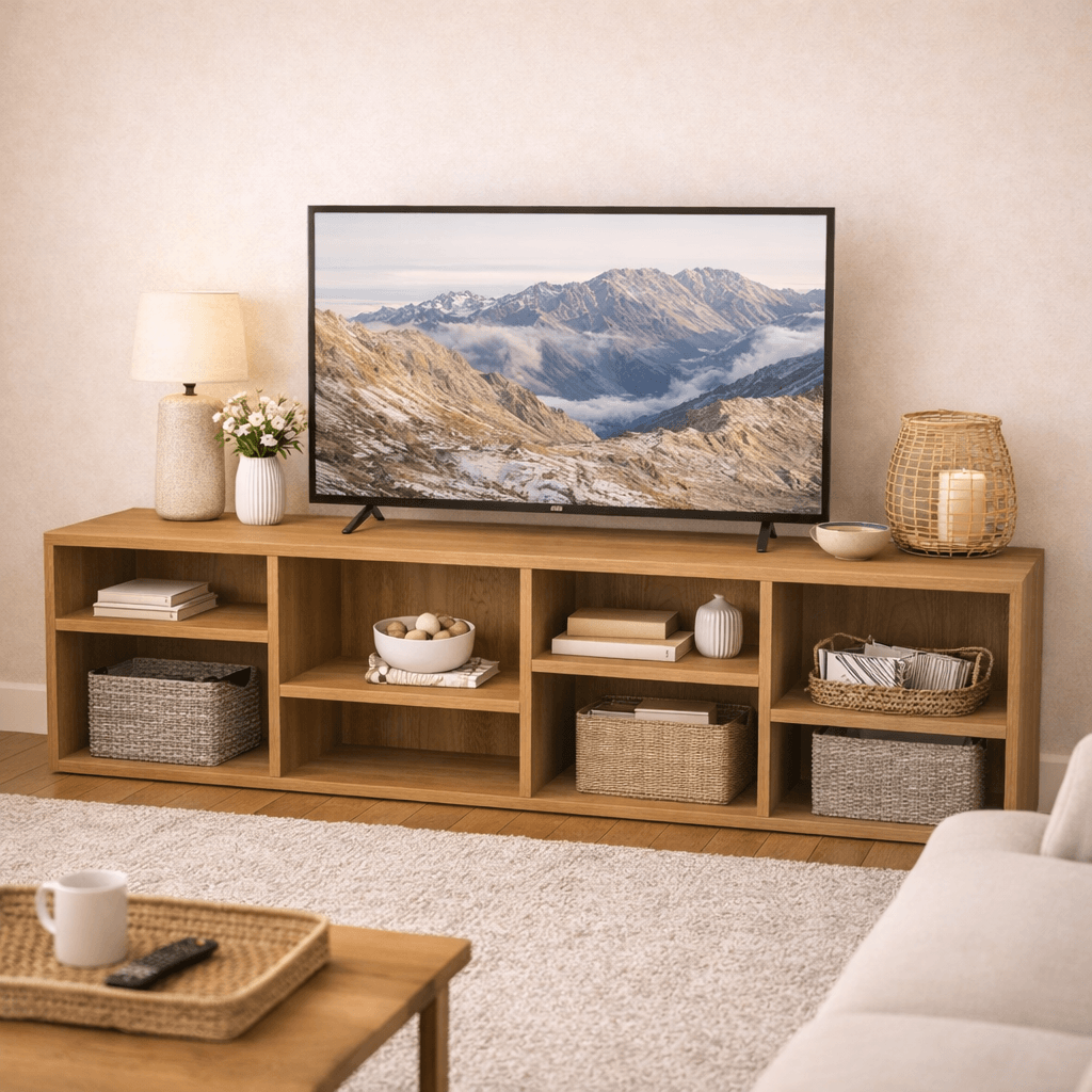 MTV10-2 (1) Meuble TV sur mesure destructuré