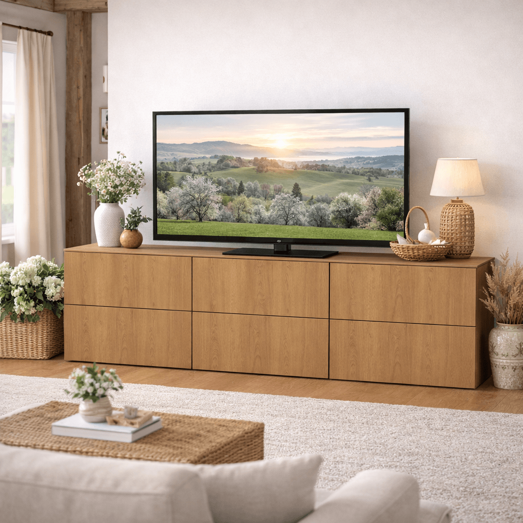 Meuble tv sur mesure fermé
