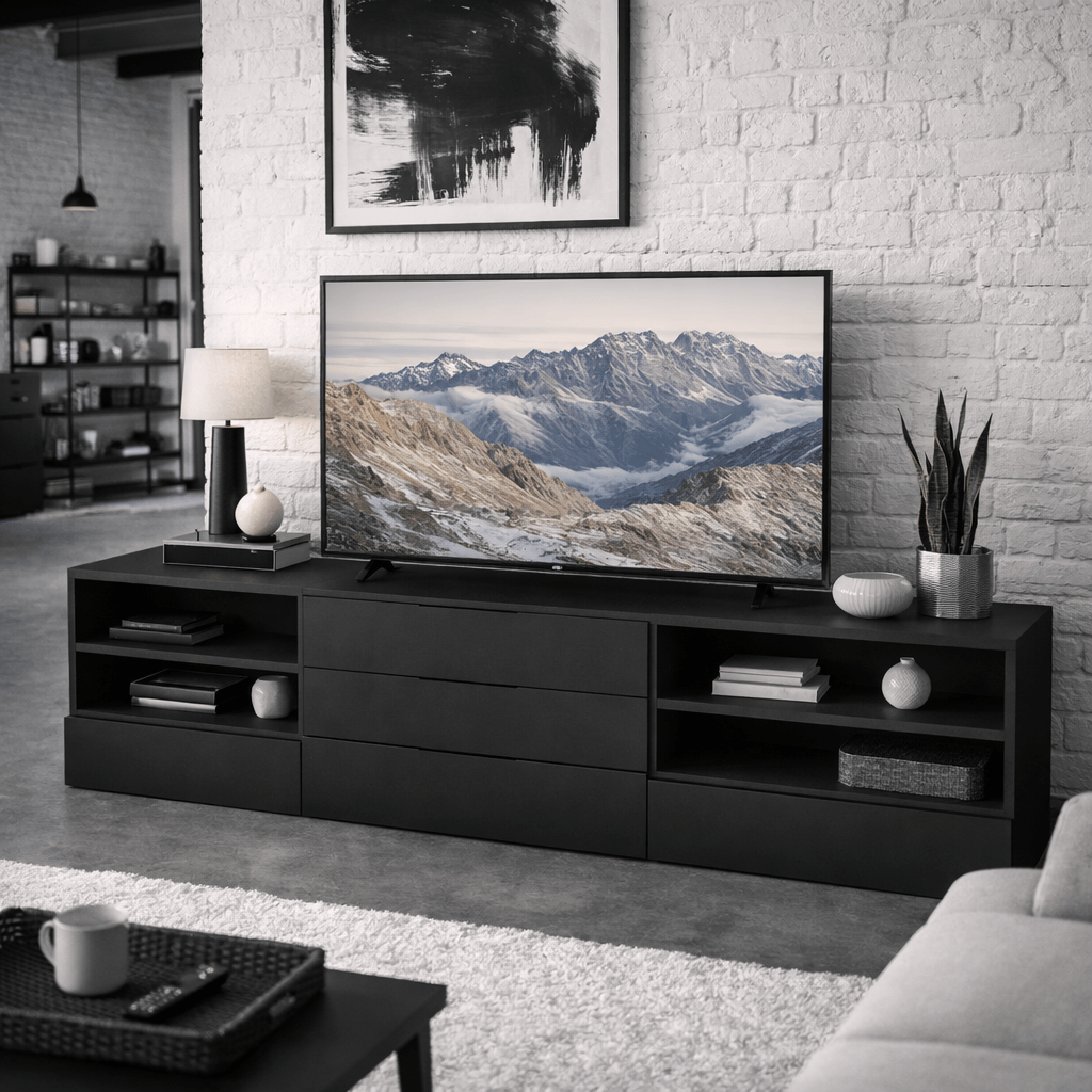 Meuble TV sur mesure style moderne