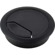 Passe Câble blanc/noir avec perçage