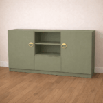 Buffet sur mesure couleur vert clair