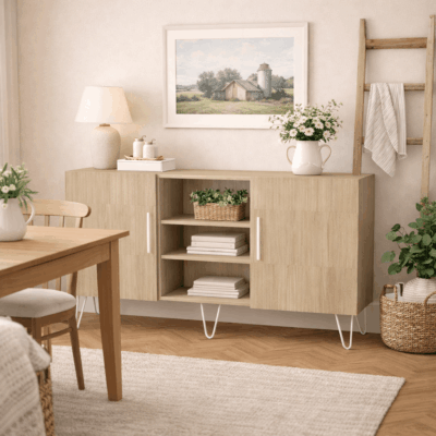 Buffet sur mesure style scandinave