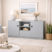 Buffet sur mesure ergonomique avec placard
