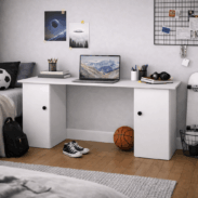 Bureau sur mesure standard avec deux placards