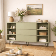 Commode sur mesure avec pieds