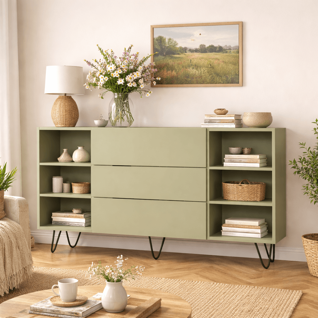 Commode sur mesure avec pieds