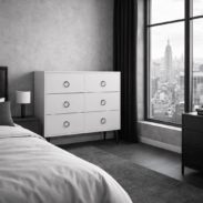 Commode sur mesure élégante sur pieds