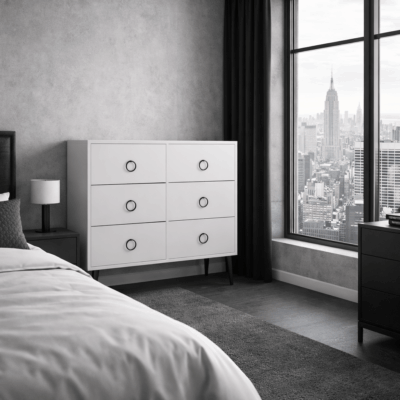 Commode sur mesure élégante sur pieds