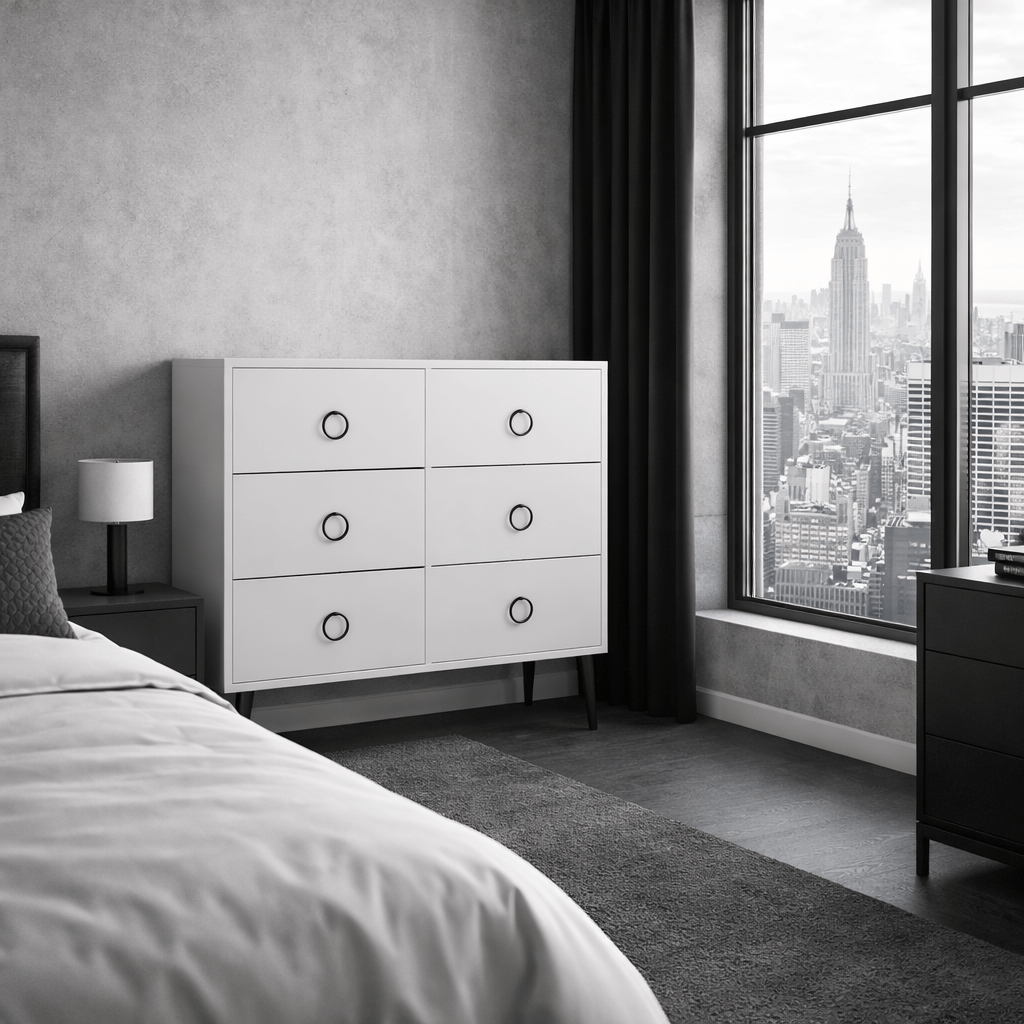 Commode sur mesure élégante sur pieds