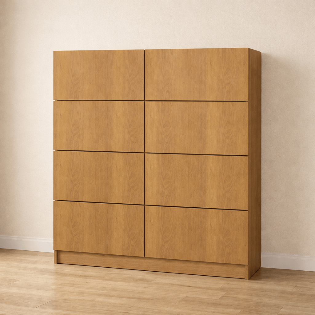 commode5-1 Commode sur mesure 8 placards en bois