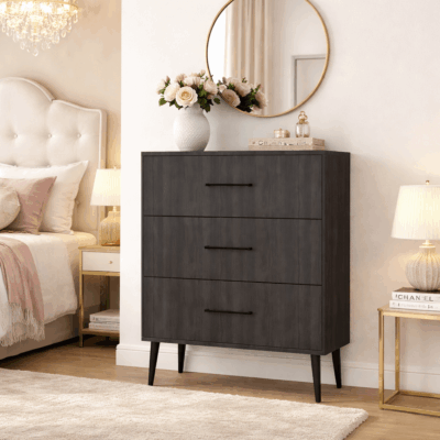 Commode sur mesure élégante sur pieds