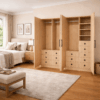 Dressing sur mesure scandinaves avec 4 portes