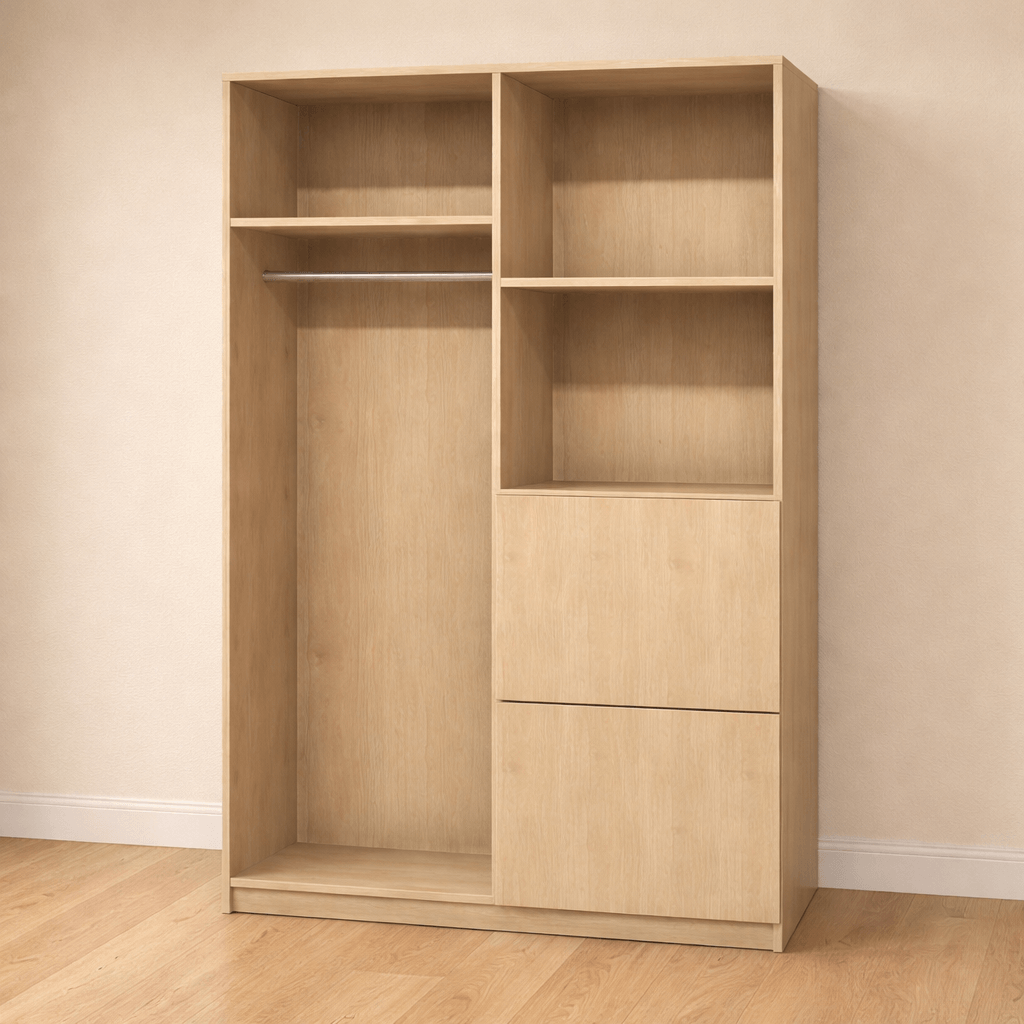 Dressing sur mesure sans porte classique