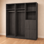 Dressing sur mesure sans porte double penderies