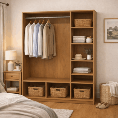 Dressing sur mesure simple avec rangements