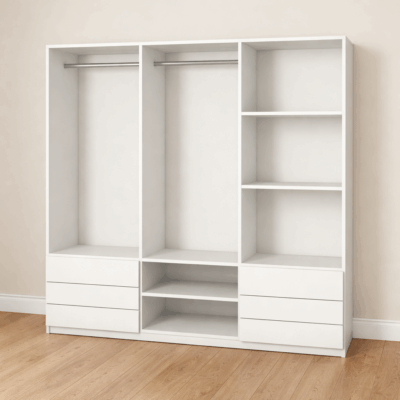 Dressing sur mesure spacieux et moderne