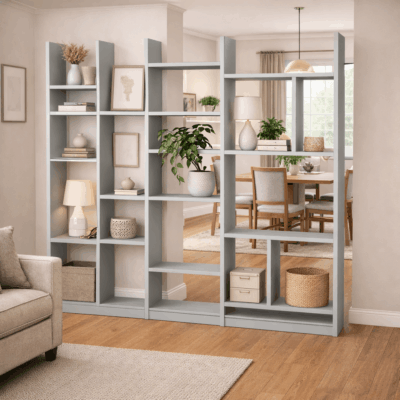 Etagère sur mesure destructurée