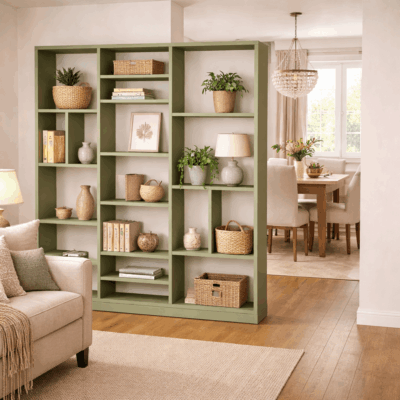 Grande étagère sur mesure multifonctions