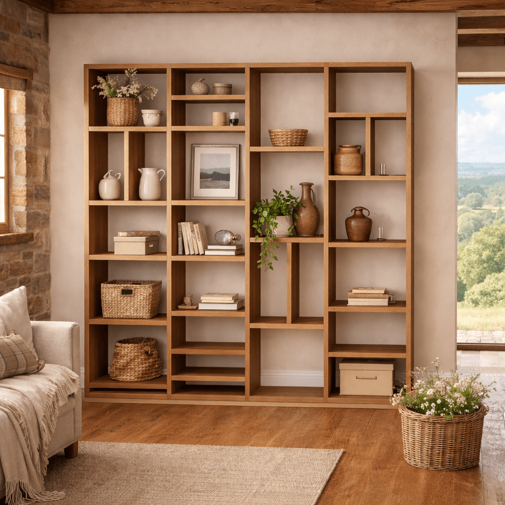 Etagère sur mesure pour salon