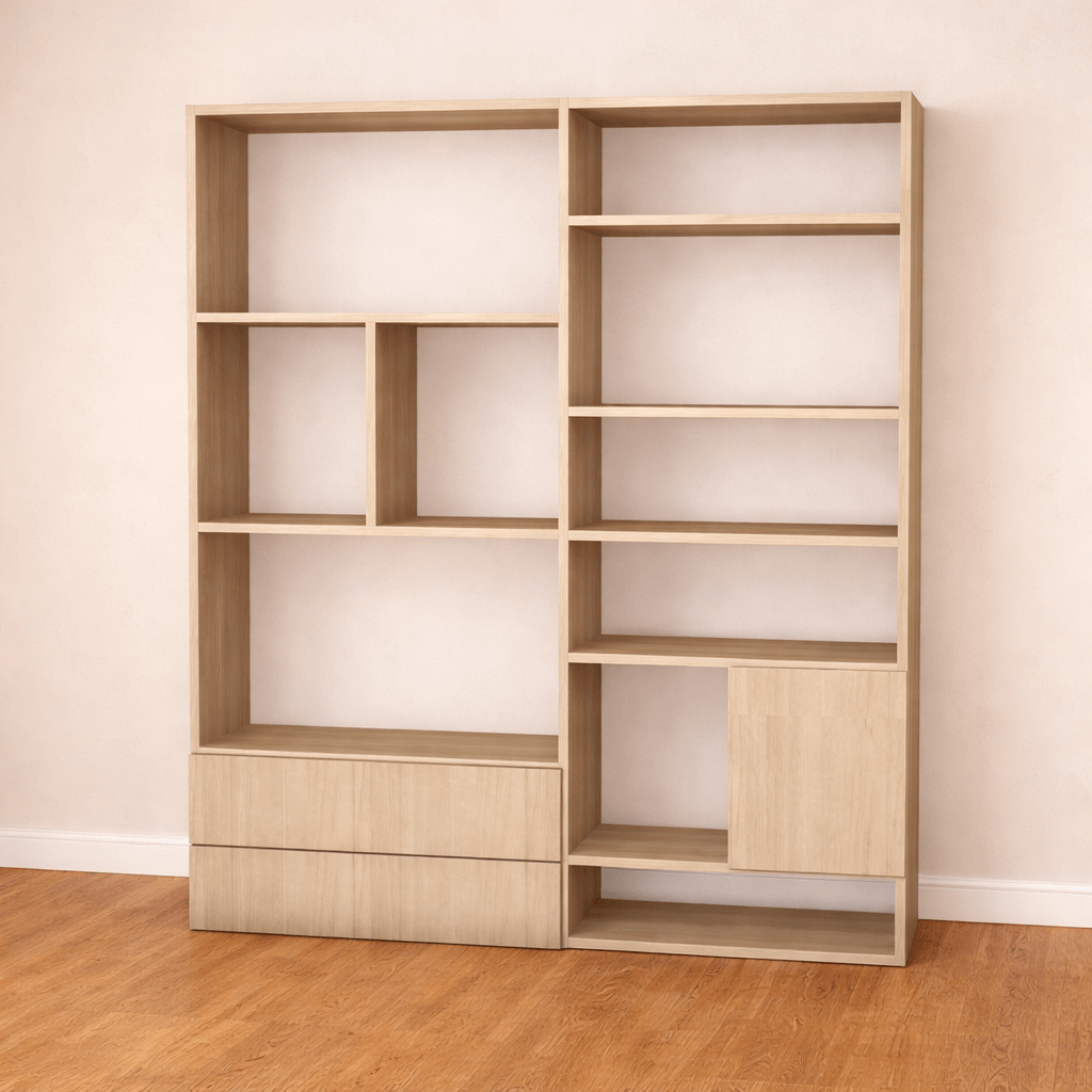 etagere7-1 Etagère sur mesure avec placards