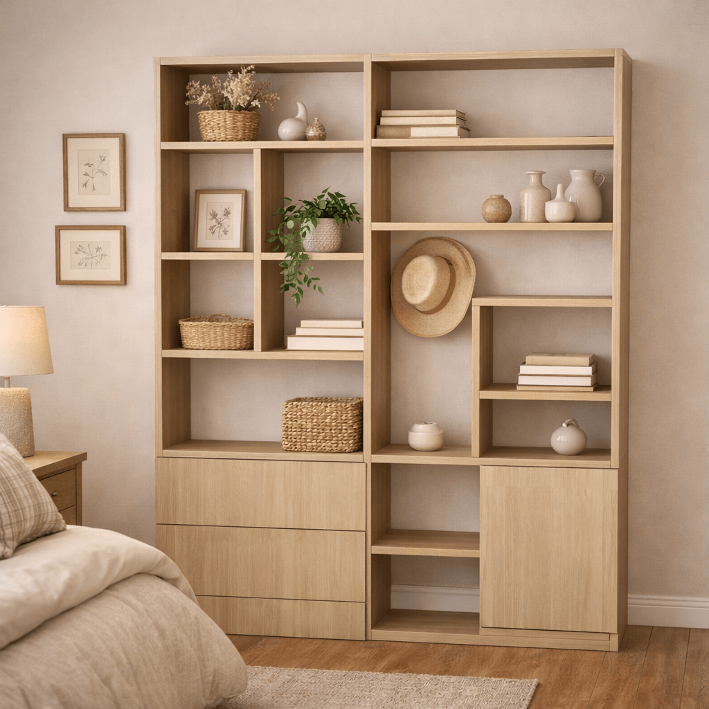 Etagère sur mesure avec tiroirs