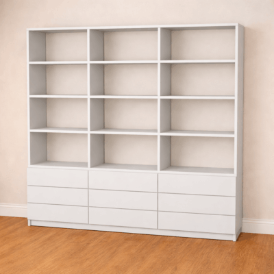 Etagère sur mesure rangements multiples