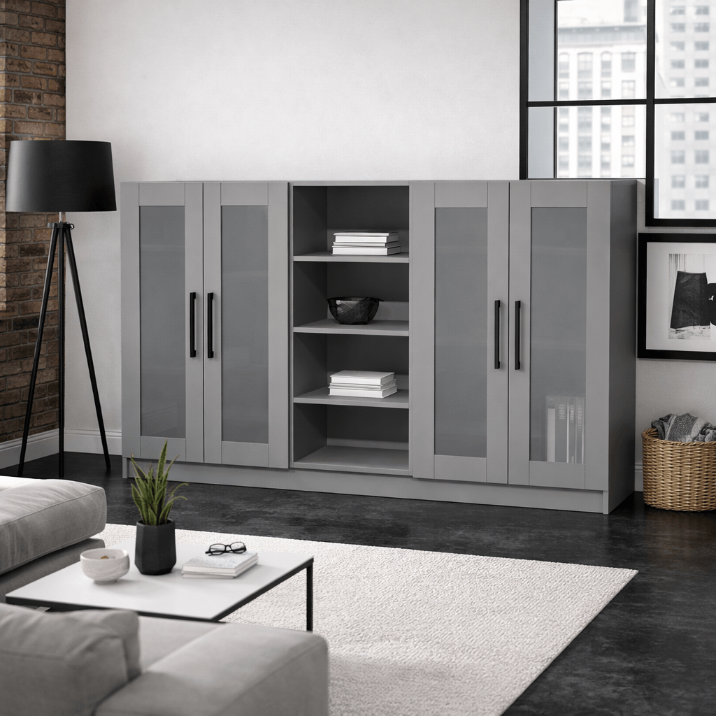 Meuble bas sur mesure double placard