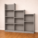 Meuble sous escalier sur mesure étagères