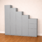 Meuble sous escalier sur mesure placards