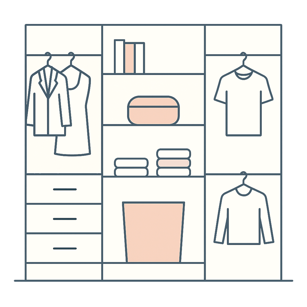 dressing sur mesure avec porte