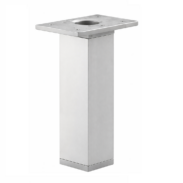 Pied de meuble carré aluminium