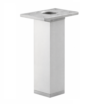 Pied de meuble carré aluminium - H150 mm