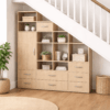 Meuble sous escalier agencement inclinaison personnalisable