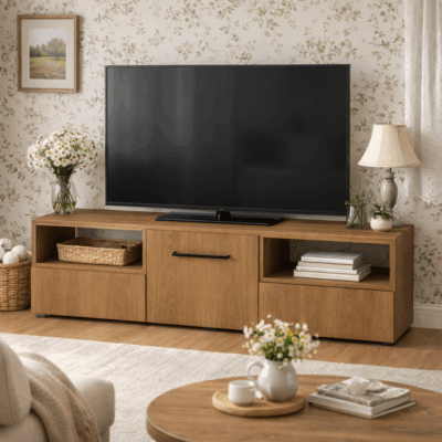 Meuble bas sur mesure pour salon