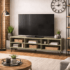 Meuble bas sur mesure multiples étagères