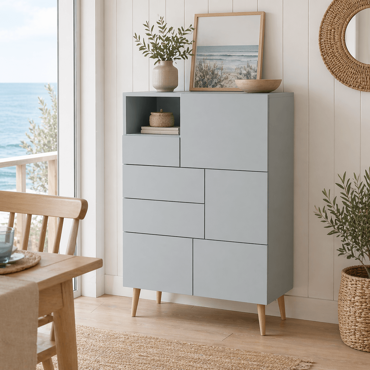 Buffet sur mesure design élégance et simplicité
